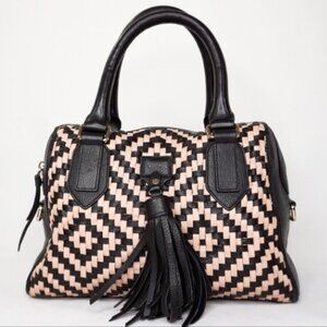 Cole Haan Skylar Leather Tassel Satchel